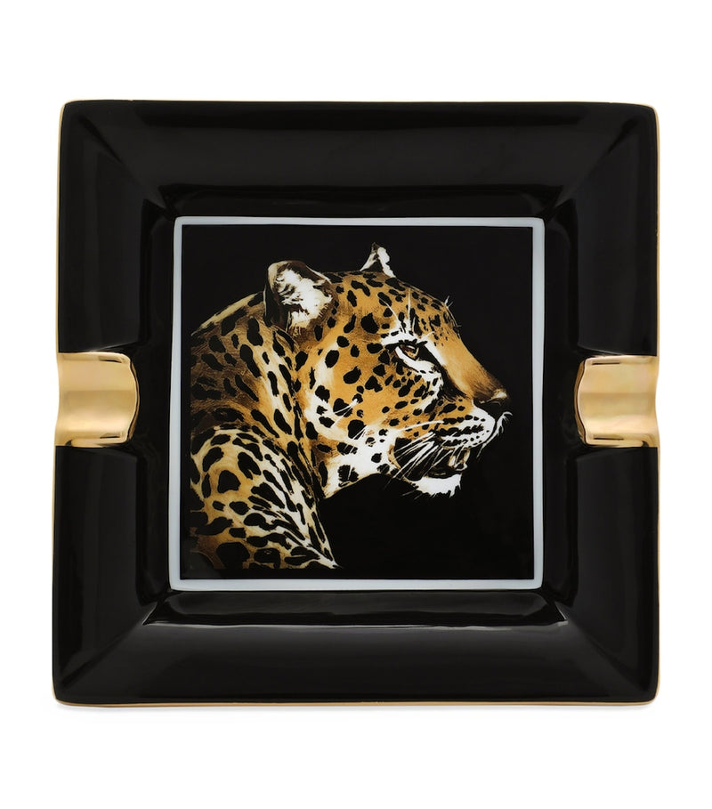 Dolce&Gabbana porcelain leopard ashtray - British product