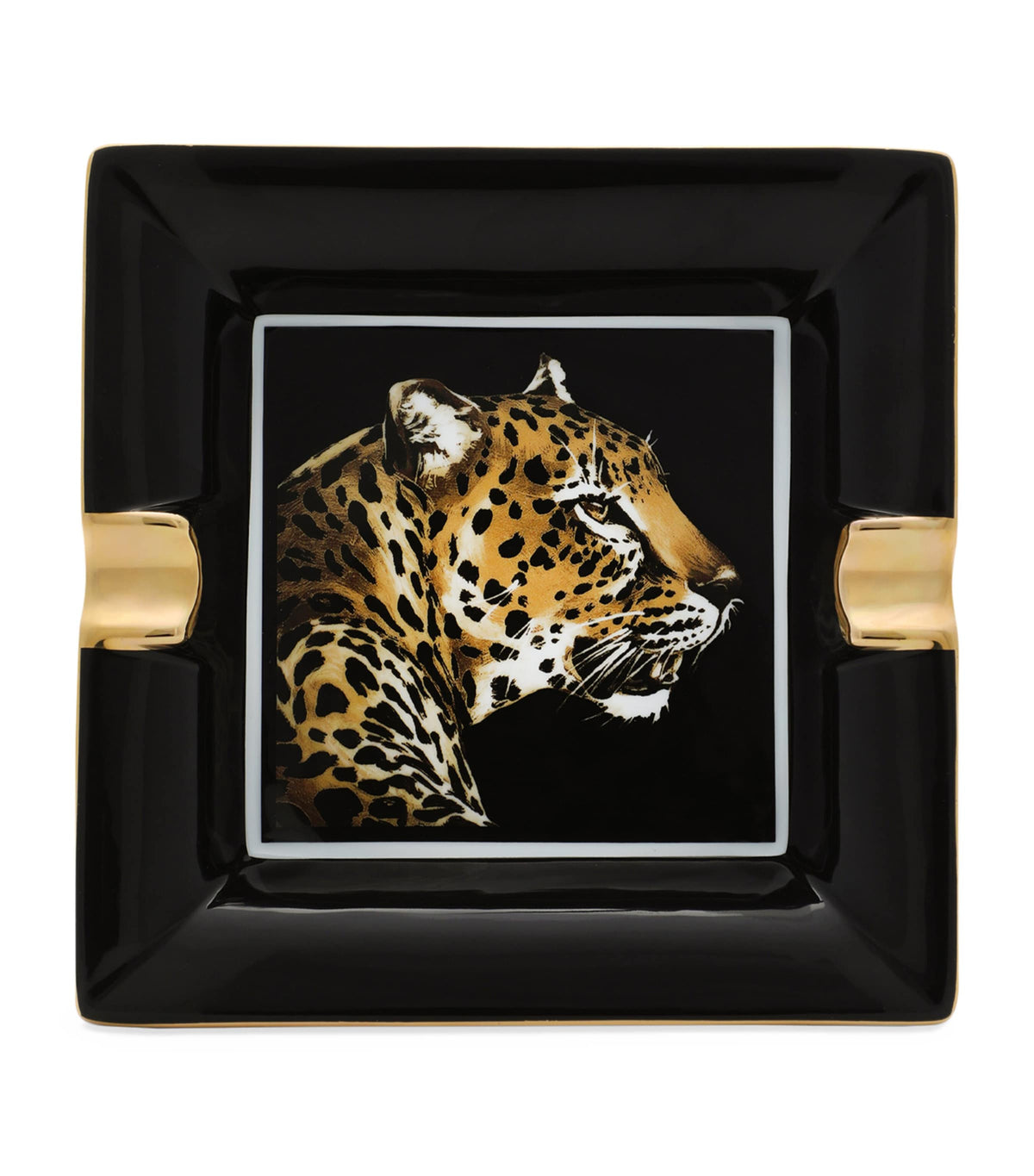Dolce&Gabbana porcelain leopard ashtray - British product