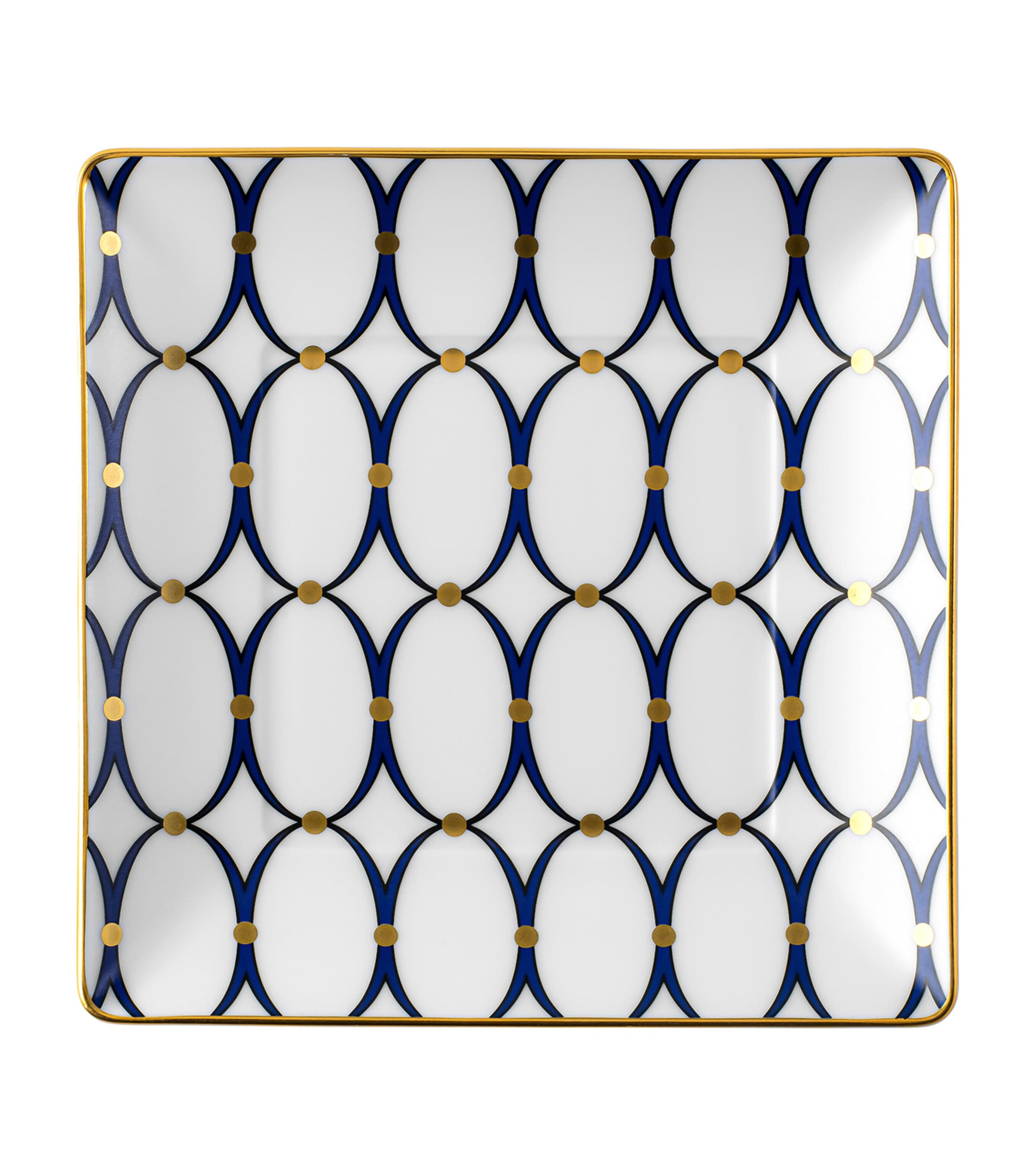 Wedgwood Renaissance Gold Square Tray 14cm x 14cm (British brand)