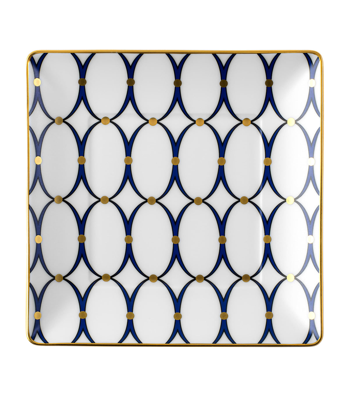 Wedgwood Renaissance Gold Square Tray 14cm x 14cm (British brand)