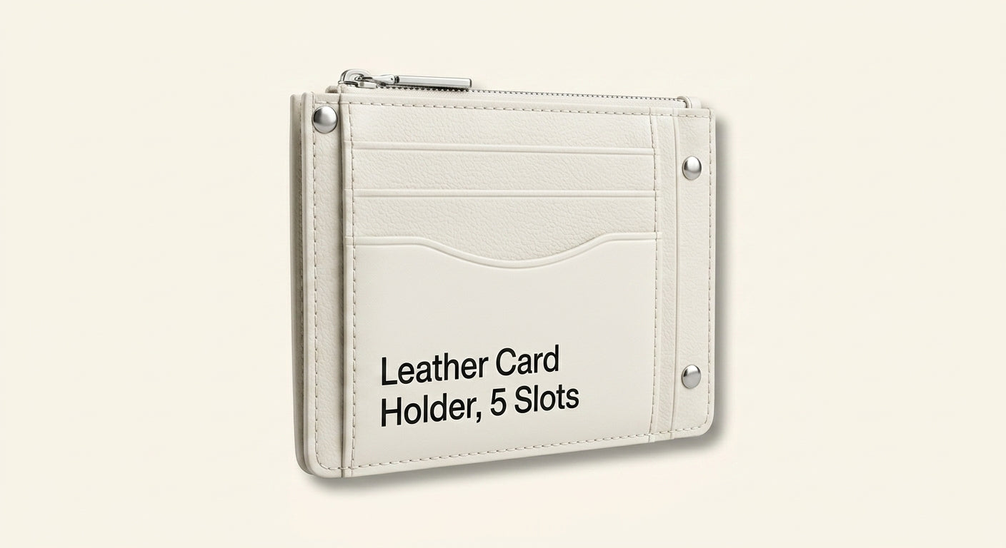 Prada leather card holder with Triangle logo 8x10cm - British product