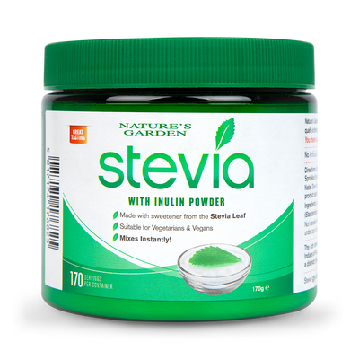 Holland & Barrett Nature's Garden Stevia Sweetener Powder 170g- Buy online at McGrocer