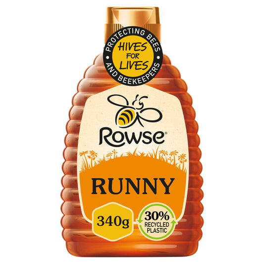 Rowse Natural Blossom Honey Squeezy 340g Honey Sainsburys   
