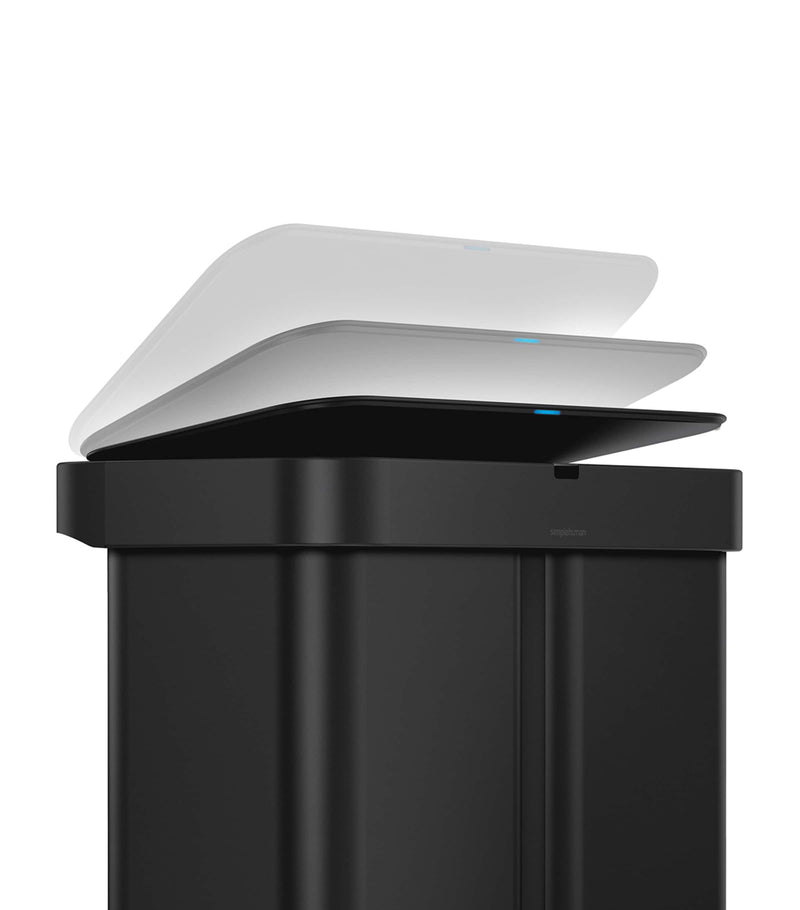 Simplehuman 58L recycler sensor bin with voice control, UK version