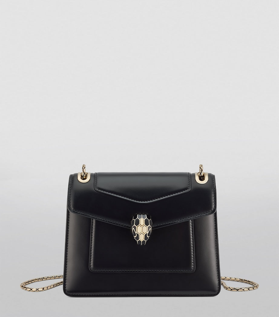 Bvlgari Serpenti Forever cross-body bag in smooth leather, imported from the UK