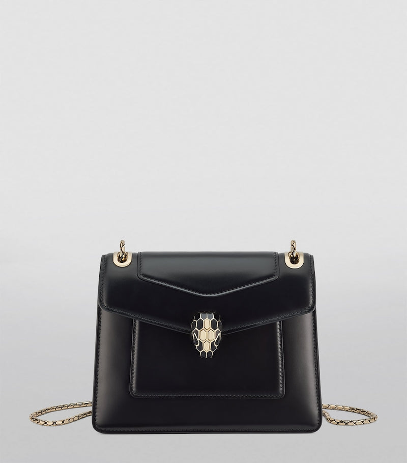 Bvlgari Serpenti Forever cross-body bag in smooth leather, imported from the UK