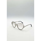 SVNX silver grey sunglasses with UV400 protection, UK version