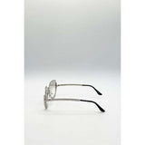 SVNX silver grey sunglasses with UV400 protection, UK version