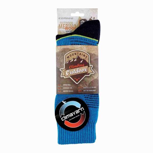 Comodo unisex outdoor hiker Climacontrol hiking socks, UK version