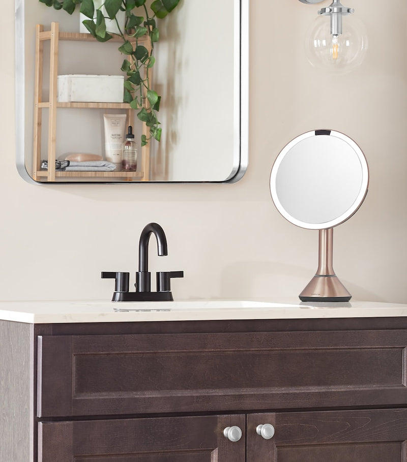 Simplehuman round sensor makeup mirror (British brand)