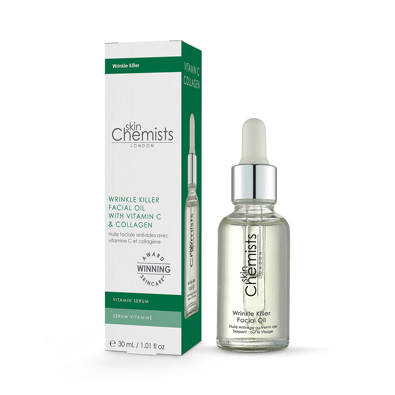 skinChemists Wrinkle Killer facial oil 30ml - British product