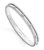 Marli New York white gold diamond bangle, UK version