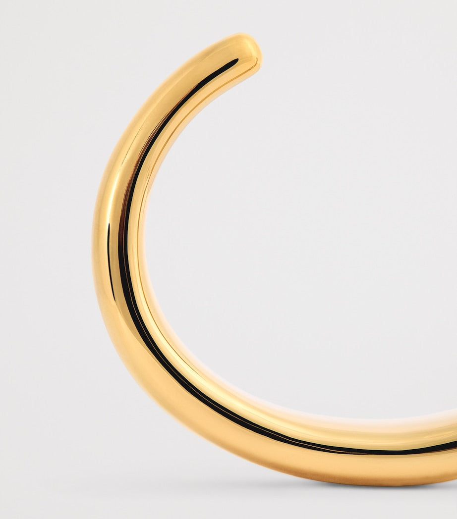 LIÉ STUDIO gold-plated Emma cuff bangle, imported from the UK