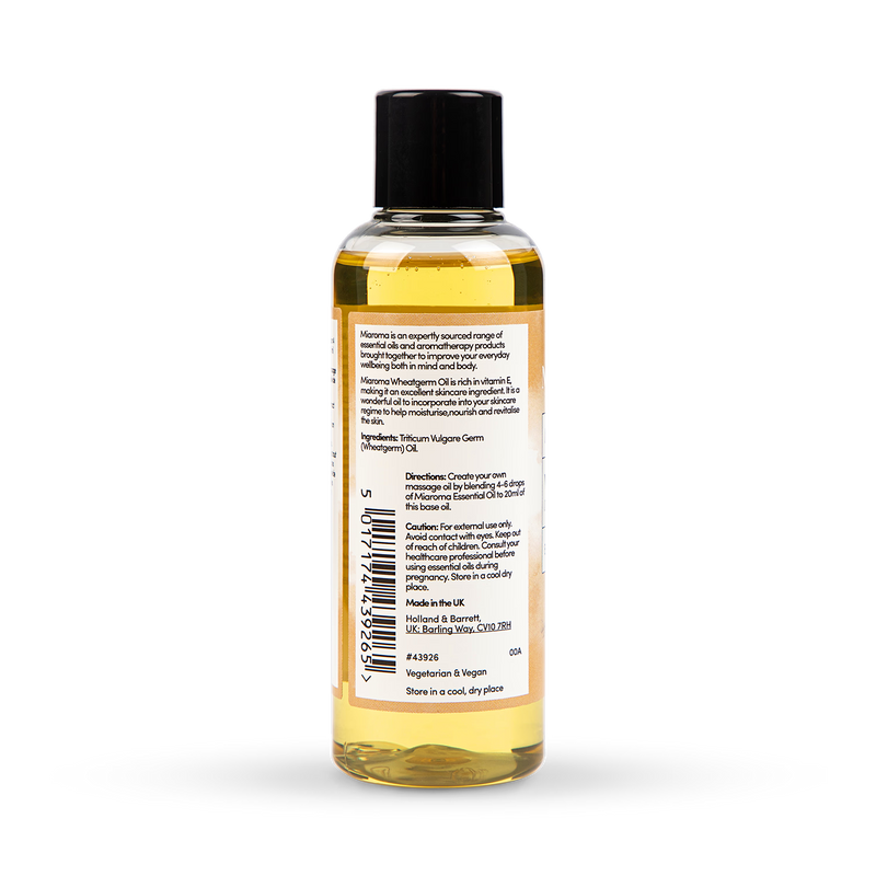Miaroma Wheatgerm Base Oil 100ml, imported from the UK