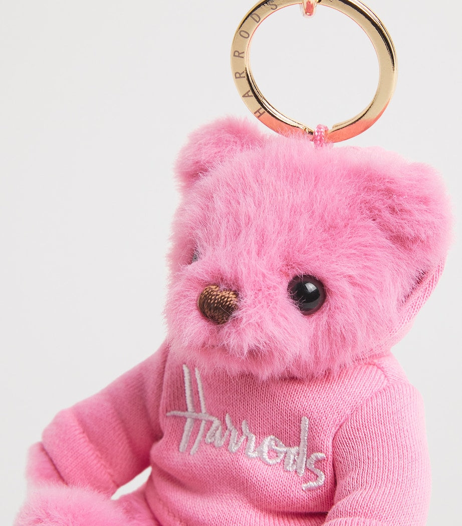 Harrods Logo Bear Keyring 12cm, UK version