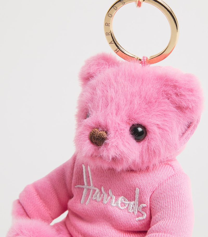 Harrods Logo Bear Keyring 12cm, UK version