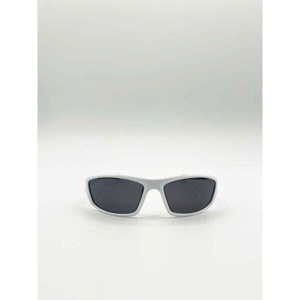 SVNX Thin Racer sunglasses White Black, UK version