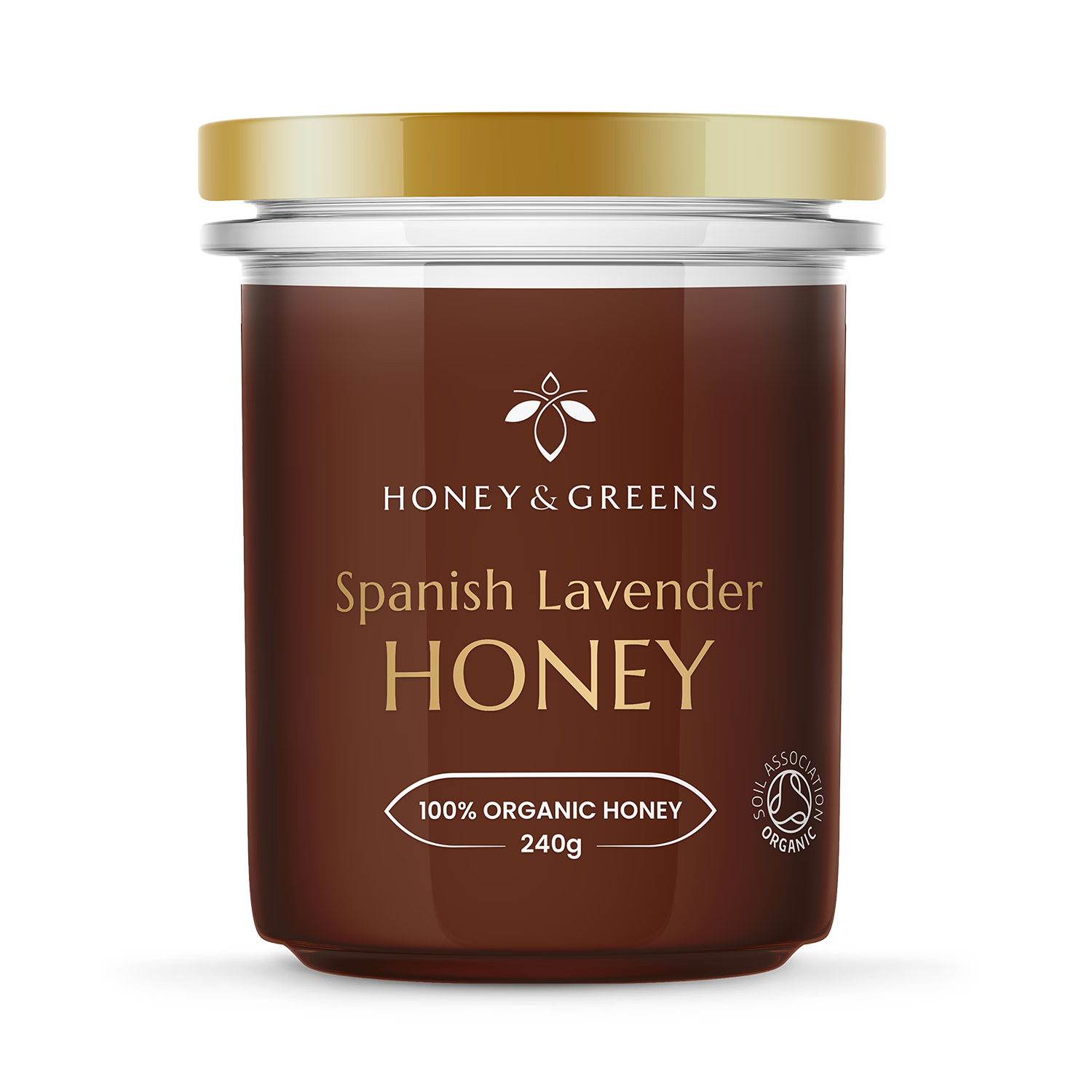 Honey & Greens Organic Lavender Honey 240g (British brand)