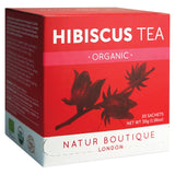 Natur Boutique Organic Hibiscus Tea 20 Sachets Teas Holland&Barrett   