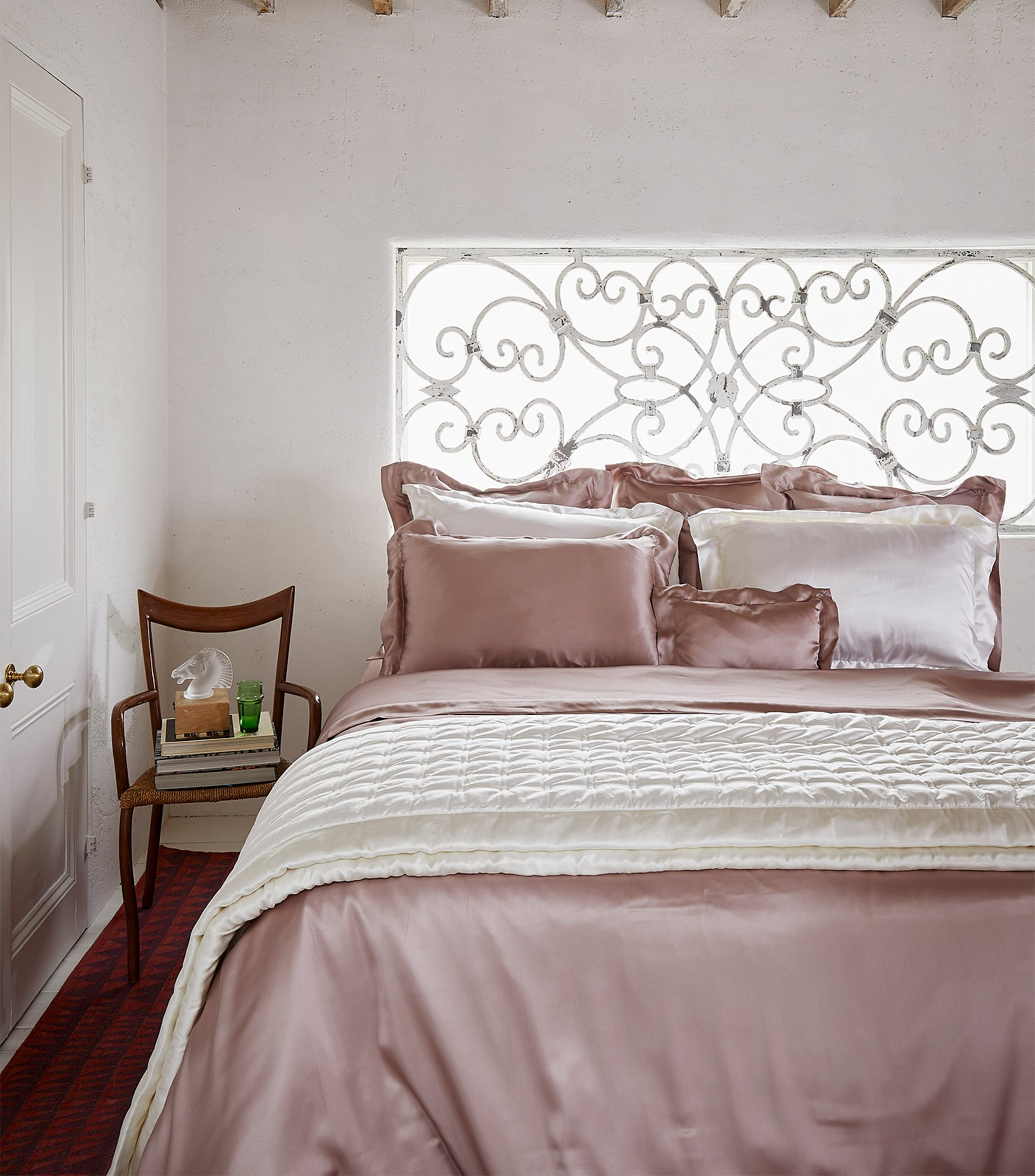 Gingerlily silk bedspread Windsor 270cm x 270cm, UK version