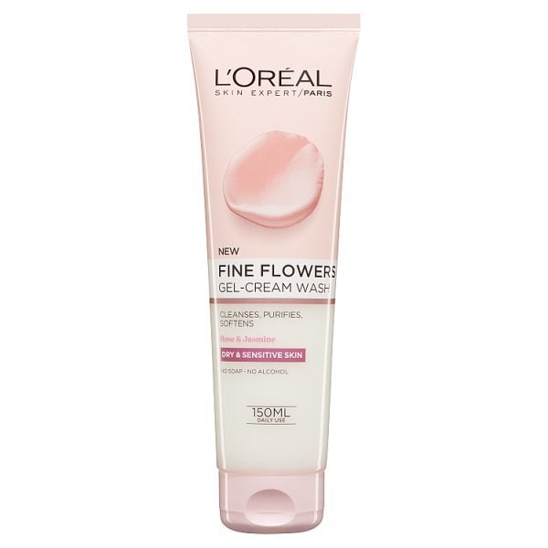 L'Oreal Paris Fine Flowers Gel-Cream Wash Sensitive 150ml GOODS Superdrug   