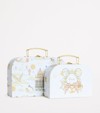Harrods Set of 2 Carry Cases with Clasp Fastenings and Top Handles- Buy online at McGrocer