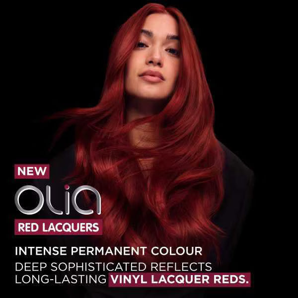 Garnier Olia Red Lacquers 725 Vinyl Blush permanent hair dye, UK version