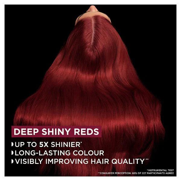 Garnier Olia Red Lacquers 725 Vinyl Blush permanent hair dye, UK version