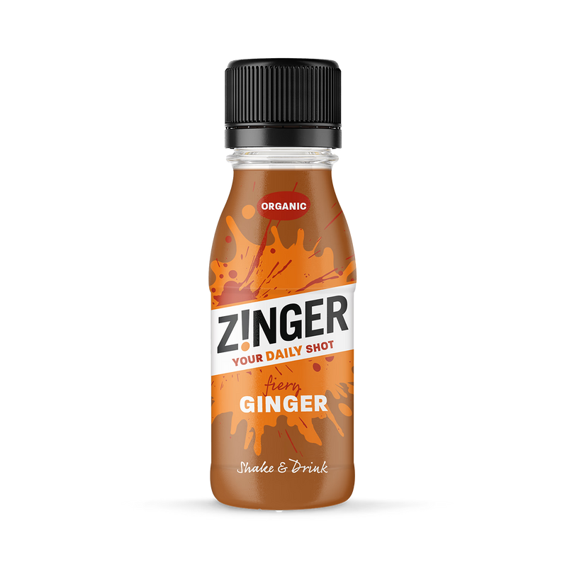 James White Drinks organic ginger zinger shot 70ml - British product