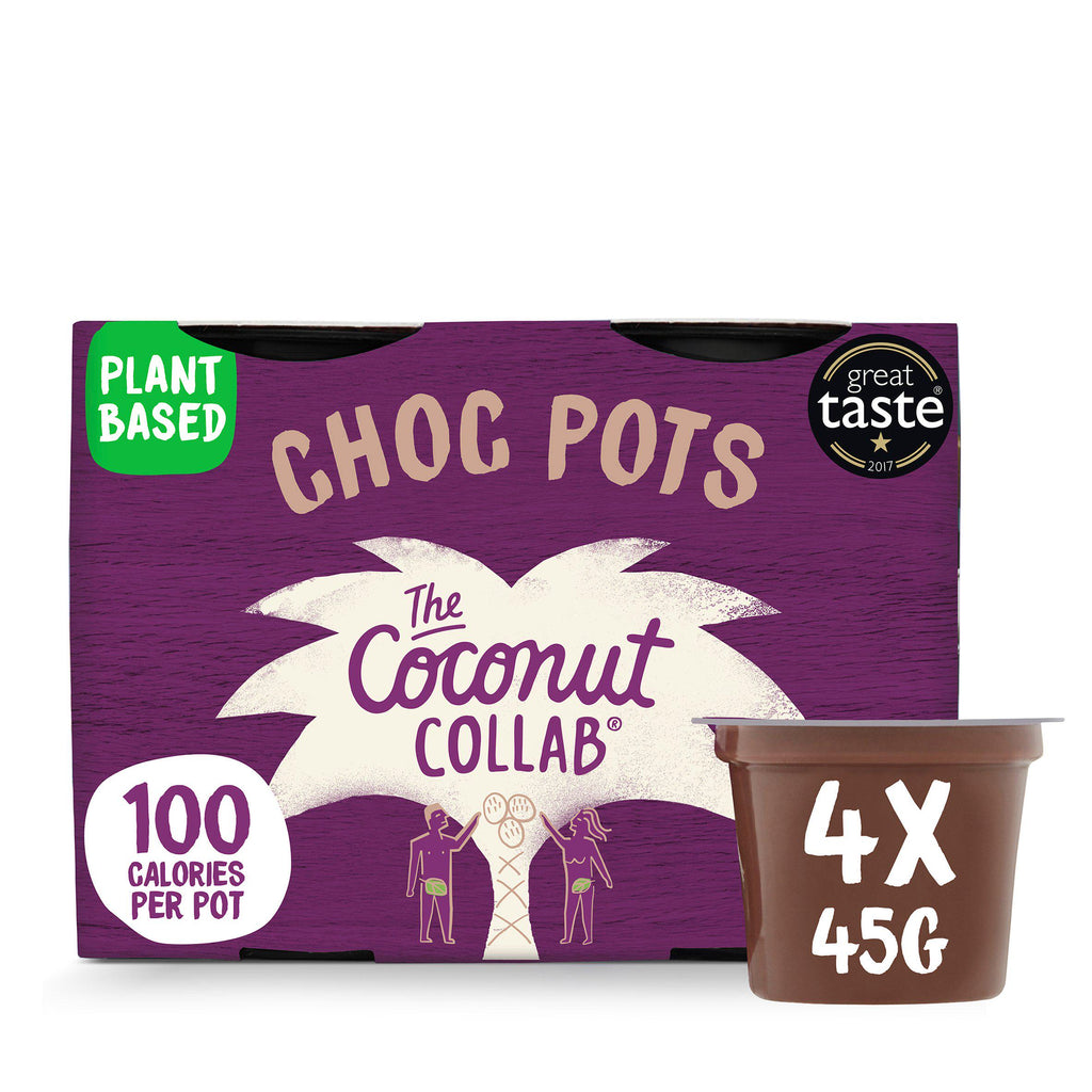 The Coconut Collaborative Little Choc Pots 4x45g