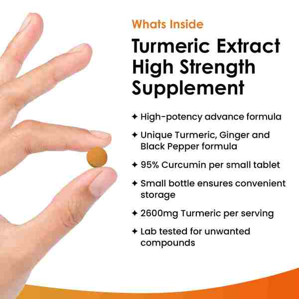 Turmeric Tablets 95% Curcumin (6 months supply) GOODS Superdrug   