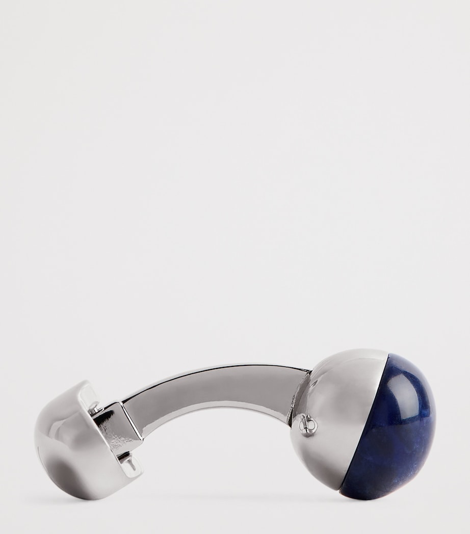 Babette Wasserman sodalite power orb cufflinks 2cm (British brand)