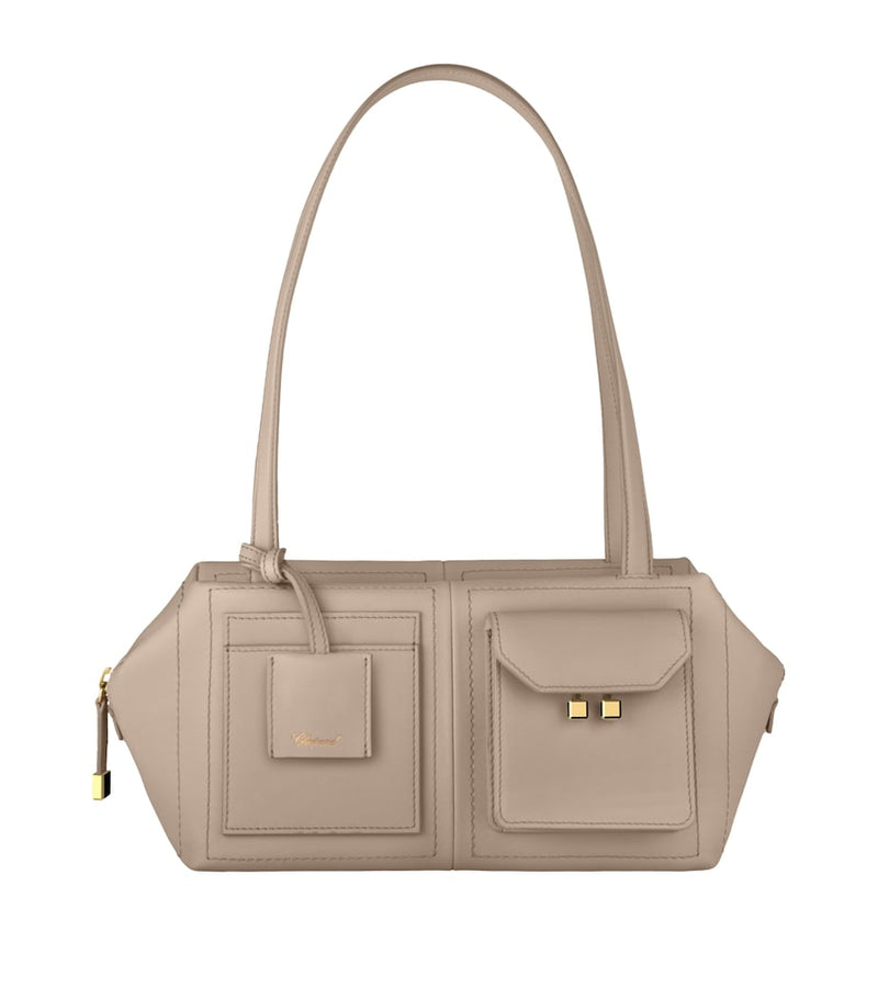 Chopard Ice Cube calfskin shoulder bag - imported from the UK