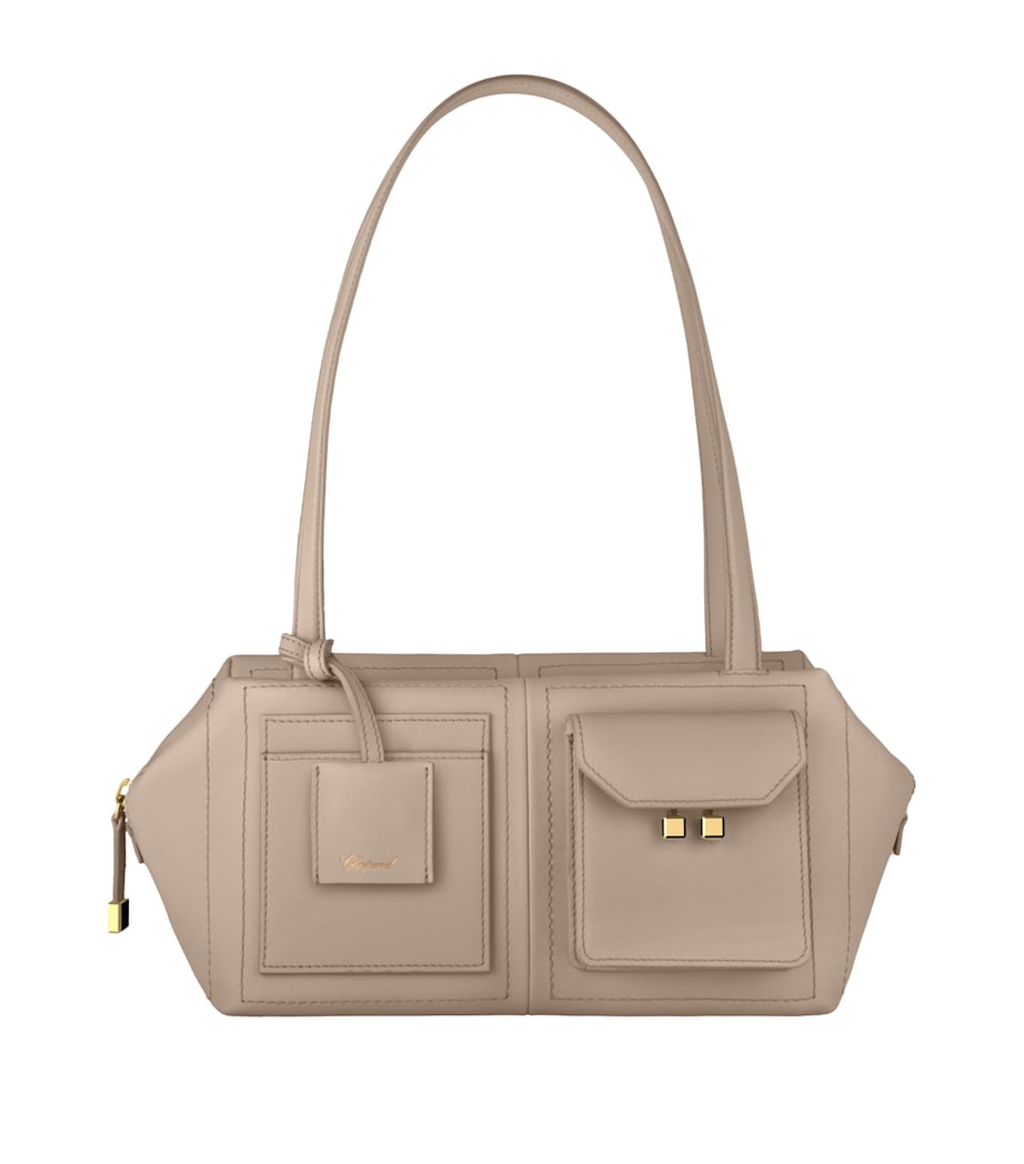 Chopard Ice Cube calfskin shoulder bag - imported from the UK