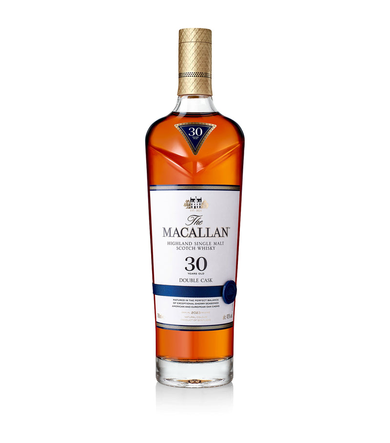 Macallan Double Cask 30-Year-Old single malt Scotch whisky 70cl (British brand)