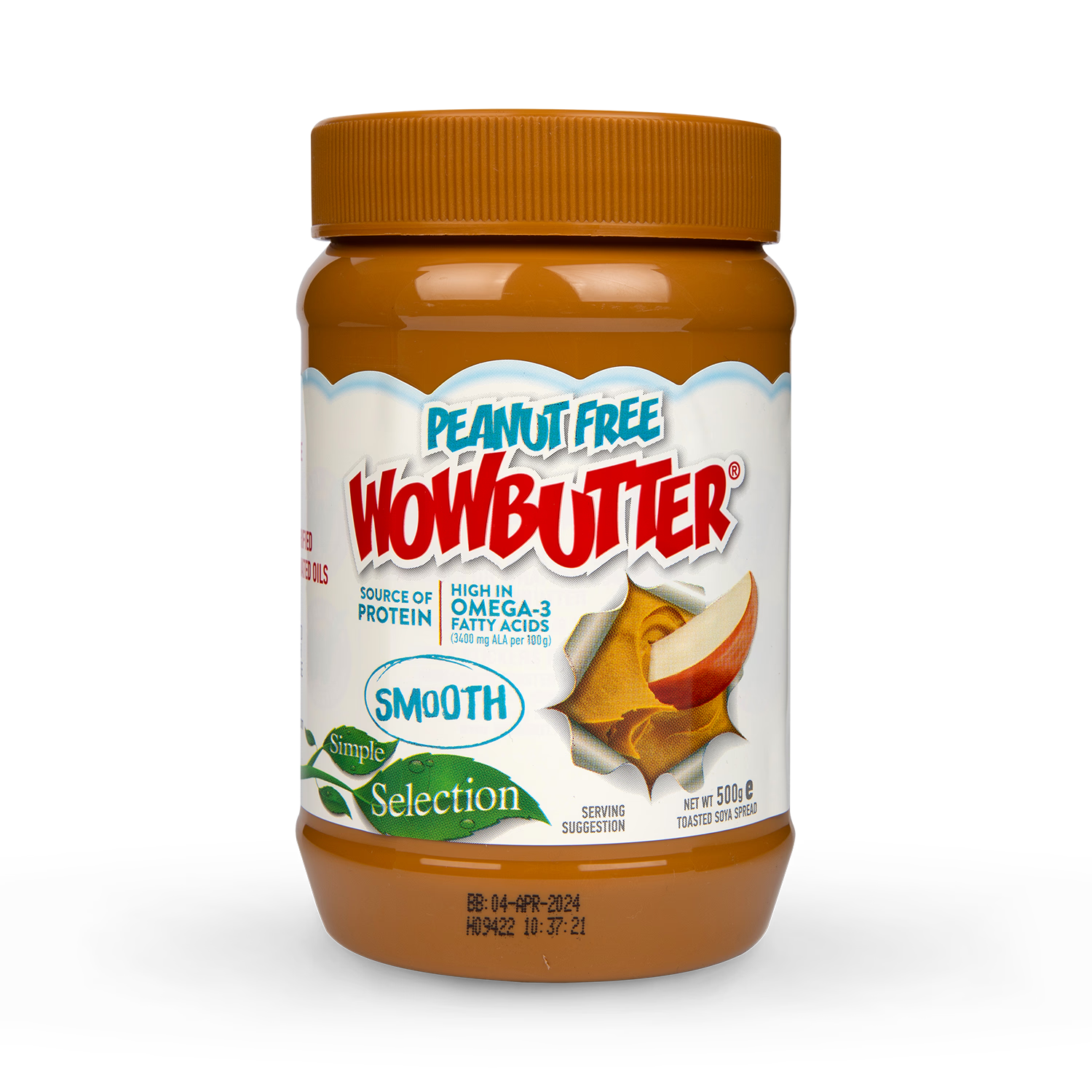 Wowbutter Smooth Toasted Soya Spread 500g