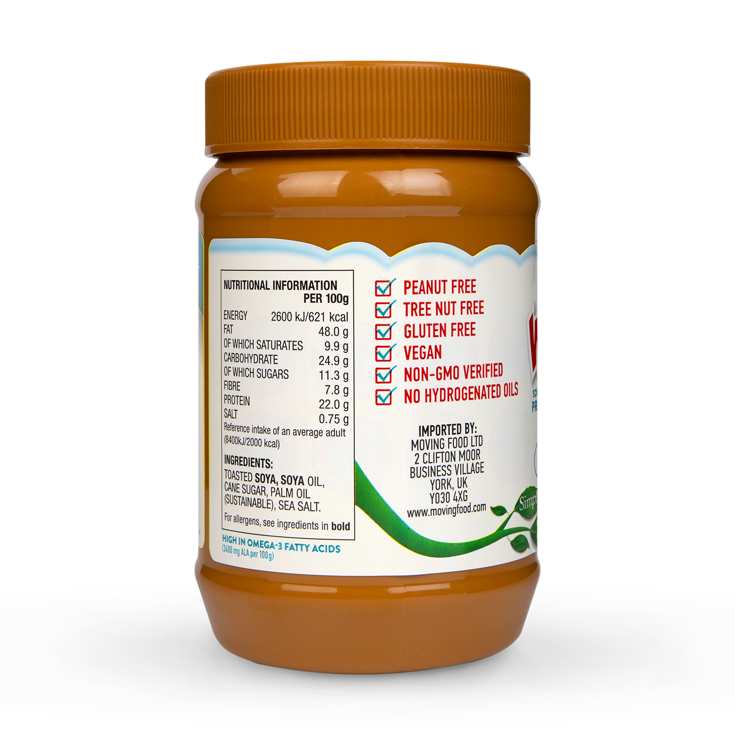 Wowbutter Smooth Toasted Soya Spread 500g