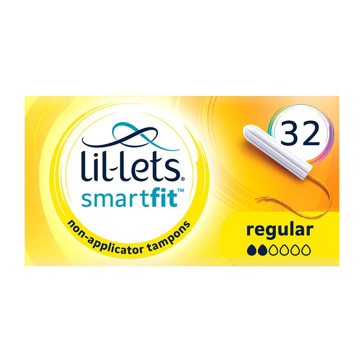 Lil-Lets Non-Applicator Tampons (SmartFit&trade;) &ndash; Regular &ndash; 32 pack