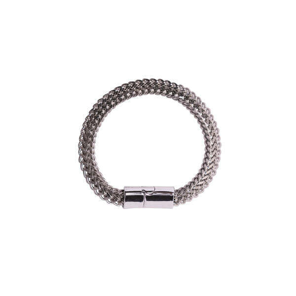 SVNX double Franco chain bracelet in silver, UK version