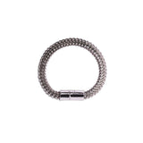SVNX double Franco chain bracelet in silver, UK version