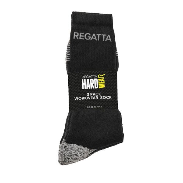 Regatta Hardwear Mens Workwear Socks (Pack Of 3) (6-11) GOODS Superdrug   