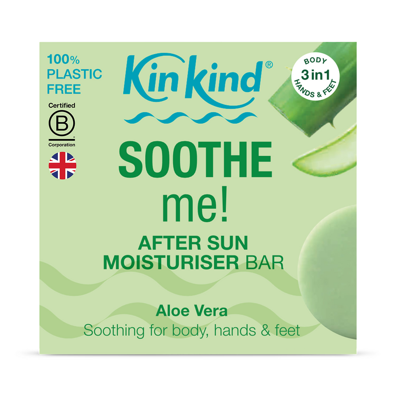 KinKind SOOTHE me after sun bar 40g - British product