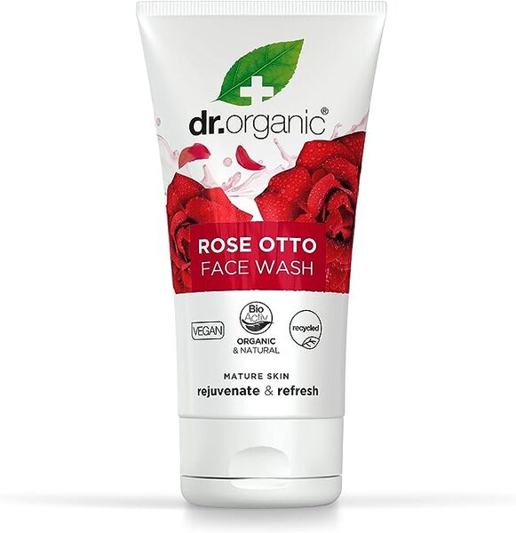Dr Organic Rose Otto face wash 150ml - British product