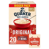 Quaker Oat So Simple Family Pack Original Porridge Sachets Cereal   20 per pack Cereals M&S   