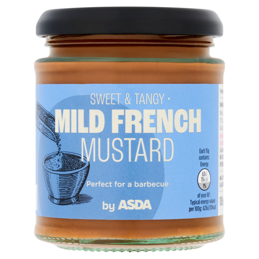 ASDA Mild French Mustard 185g GOODS ASDA   