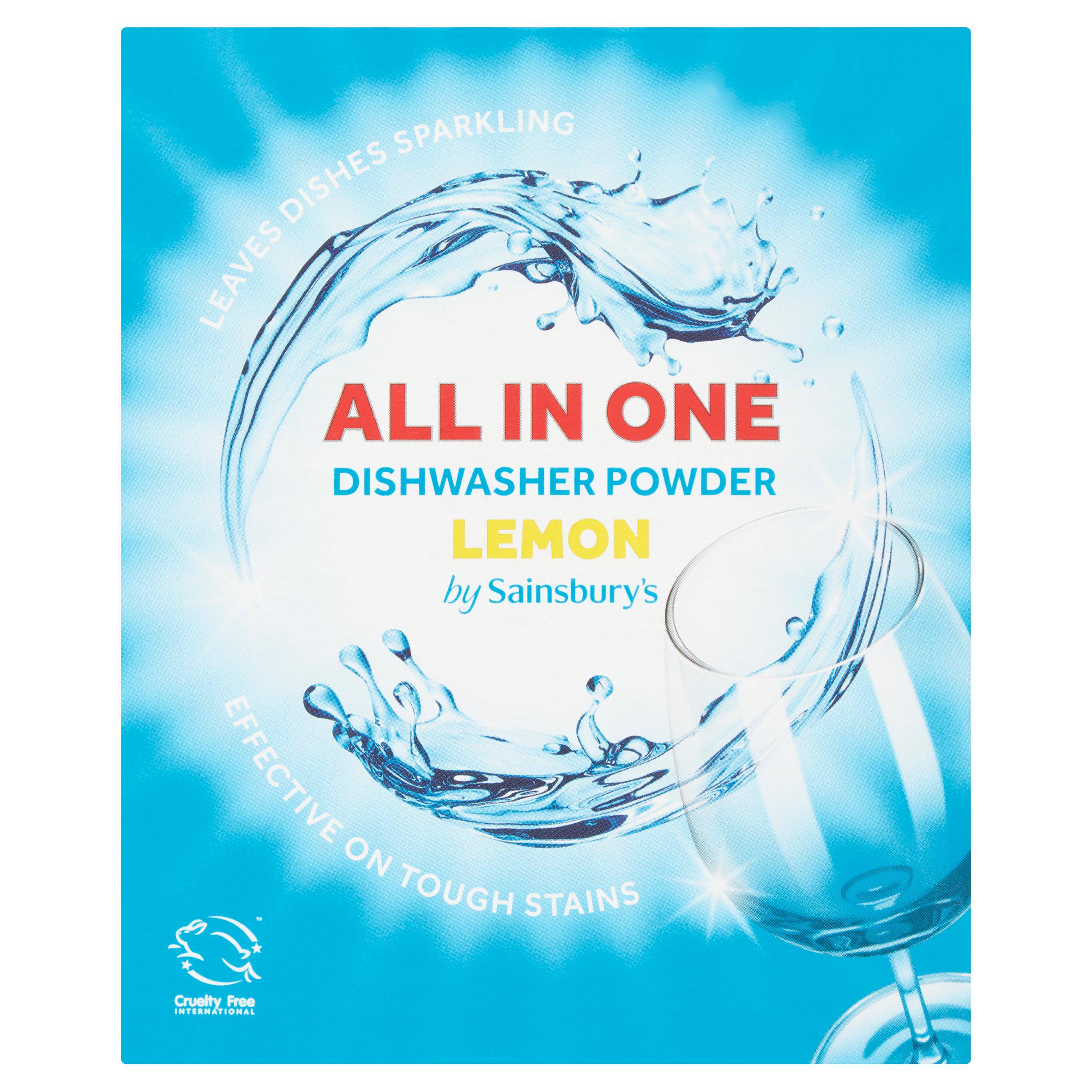 Sainsbury's Dishwasher Powder 1kg Dishwasher tablets Sainsburys   