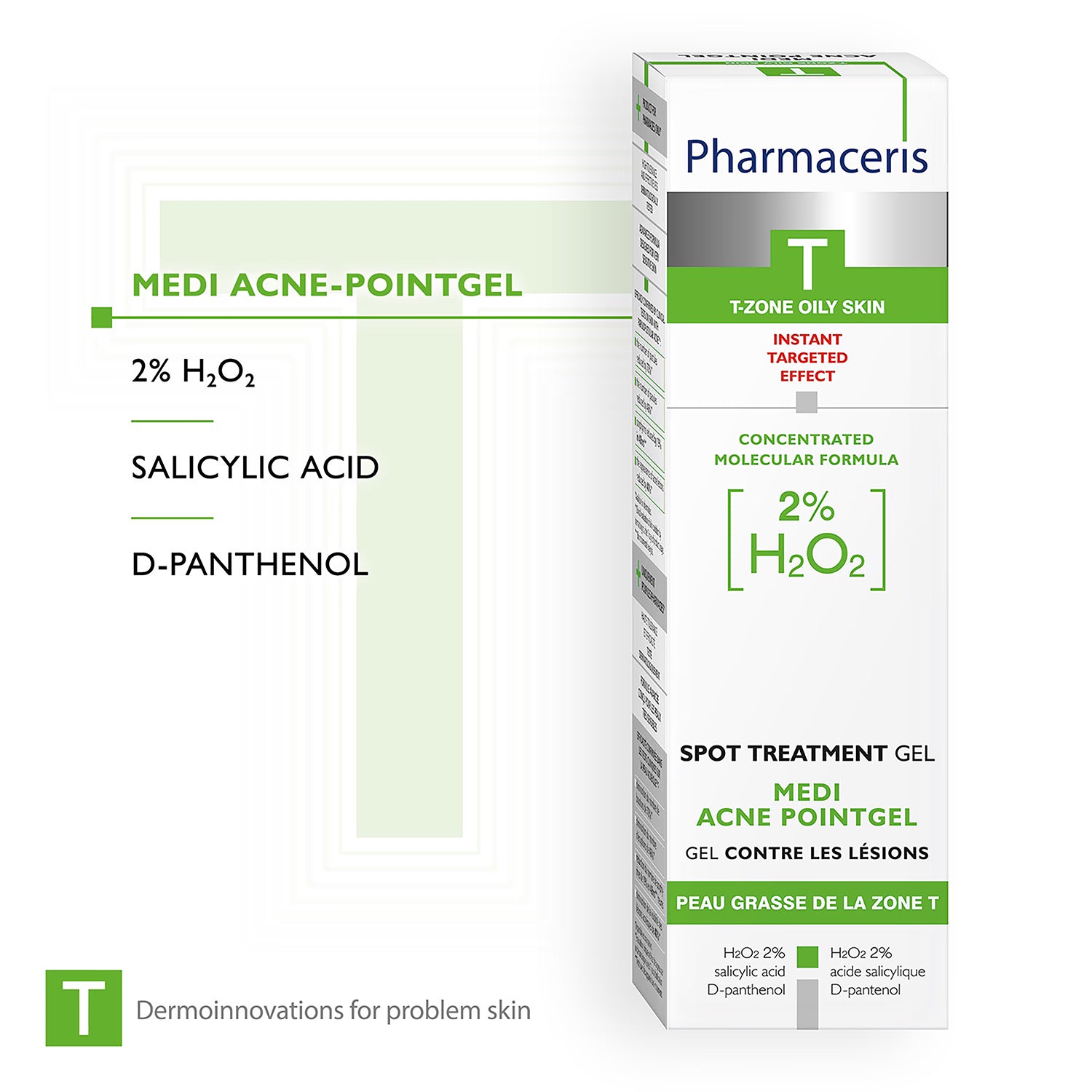 Pharmaceris T spot treatment gel 10ml, imported from the UK