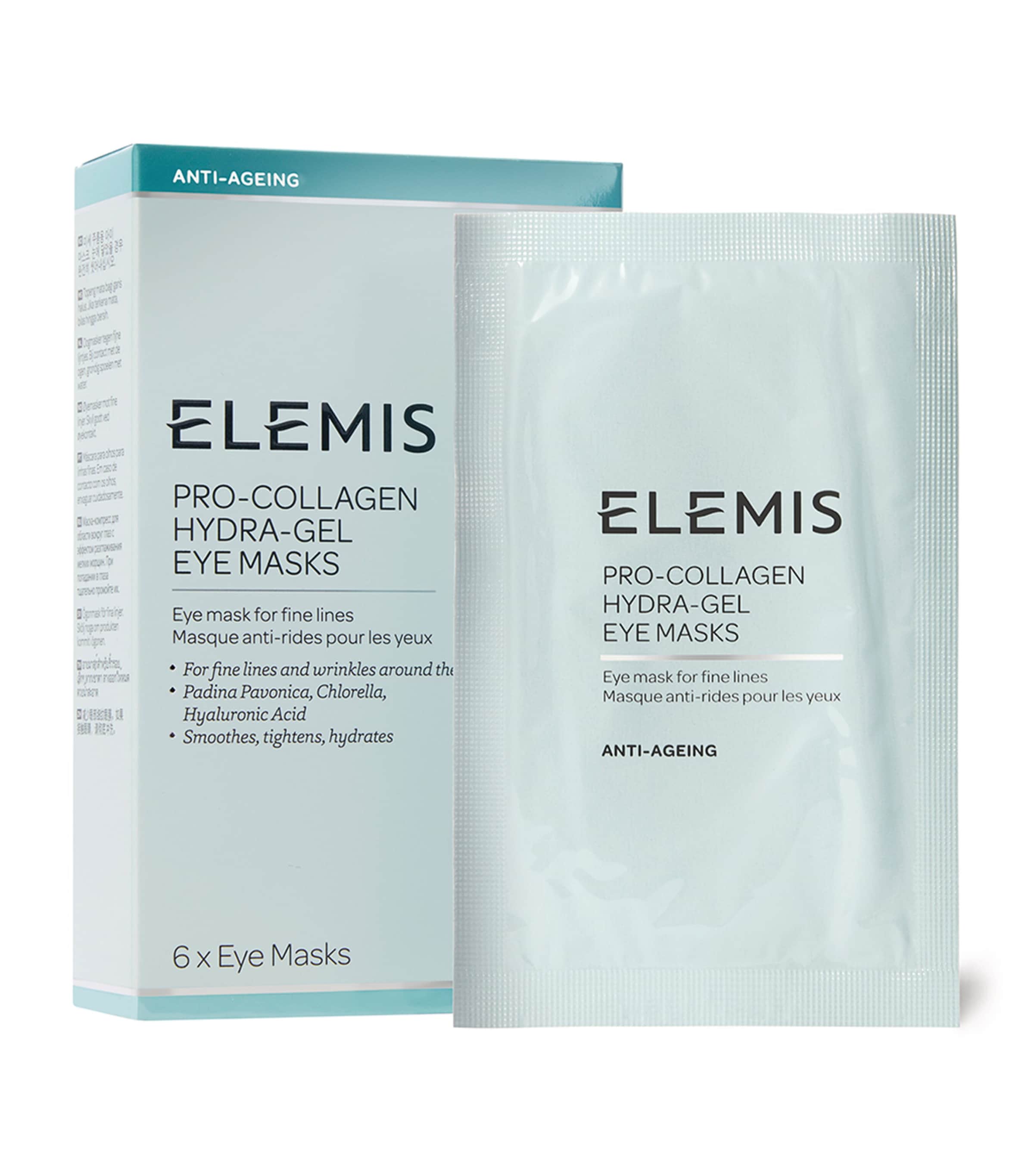 Elemis Pro-Collagen Hydra-Gel Eye Masks Pack of 6 - British product