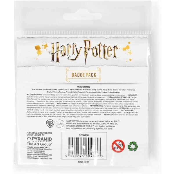 Harry Potter Gryffindor Badge Set (Pack of 5) GOODS Superdrug   