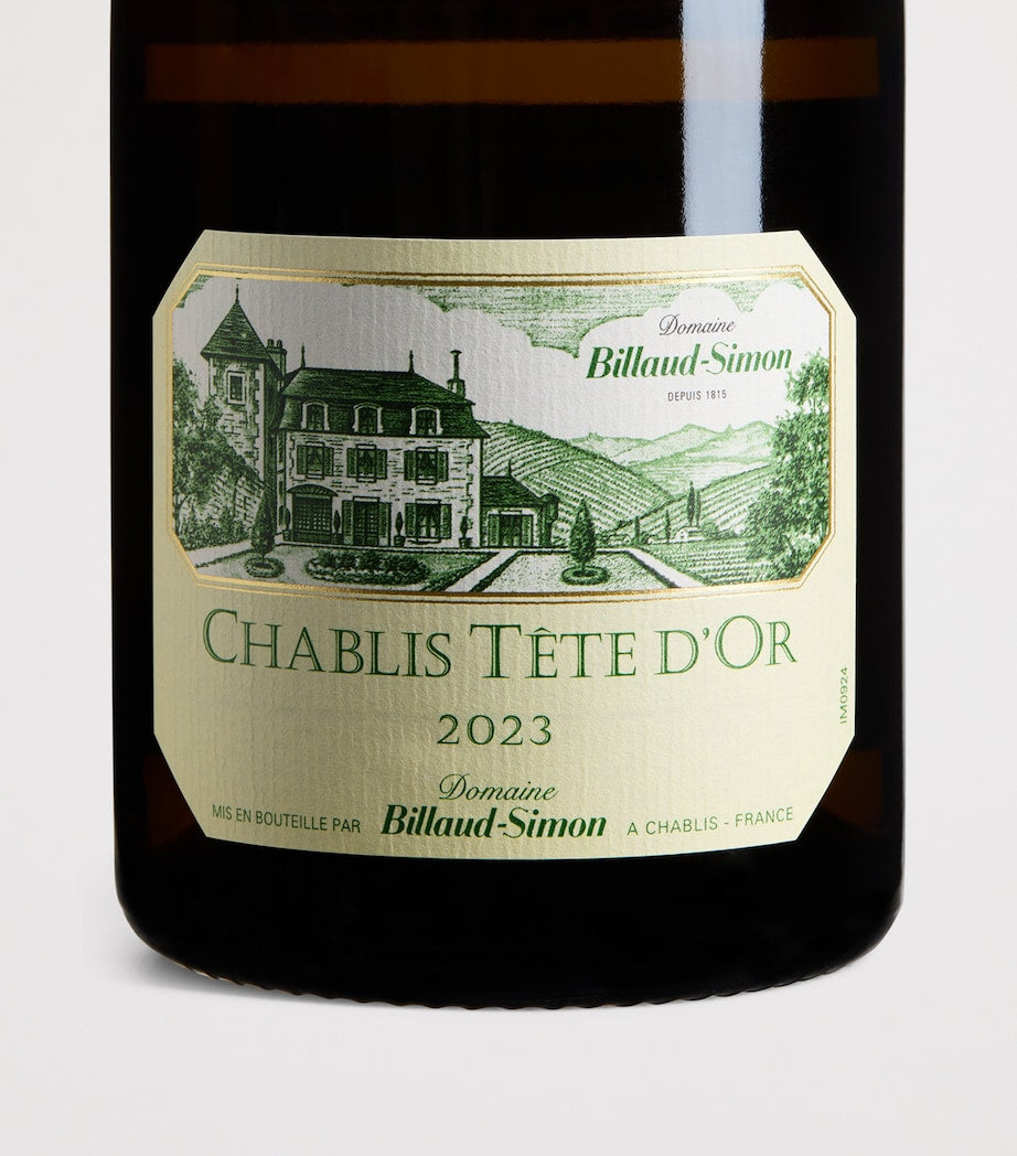 Billaud Simon Chablis Tete D'Or 2023 white wine 75cl - British product